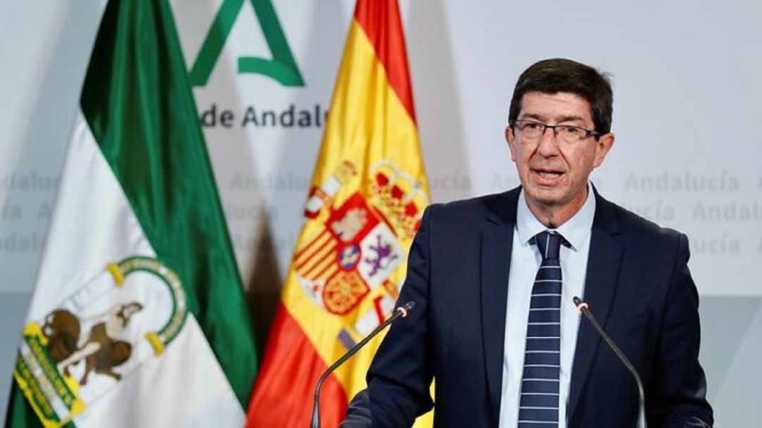 Juan Marín, vicepresidente de la Junta de Andalucía. Juan Marín, vicepresidente de la Junta de Andalucía.