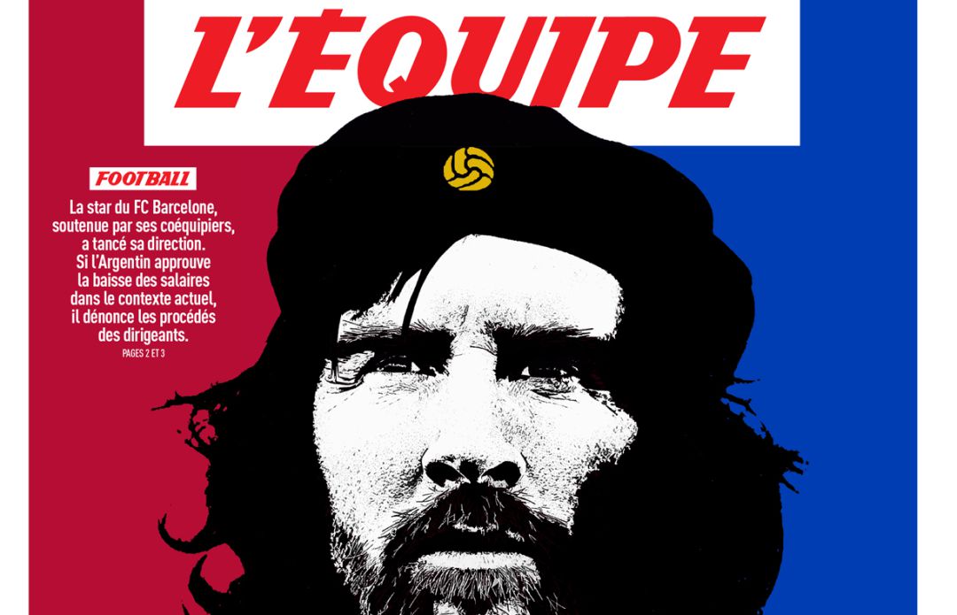 Leo Messi como el Che del FC Barcelona. Leo Messi como el Che del FC Barcelona.