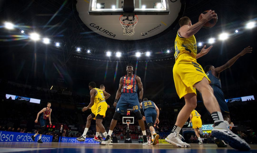 Un partido del Baskonia en la Euroliga. Un partido del Baskonia en la Euroliga.