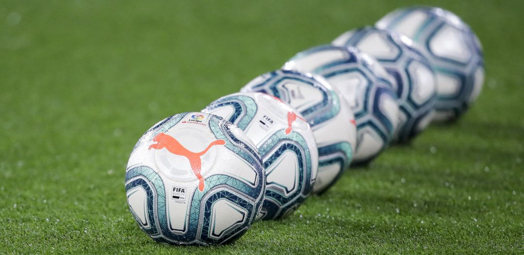 Imagen de archivo de unos balones de LaLiga de esta temporada Imagen de archivo de unos balones de LaLiga de esta temporada