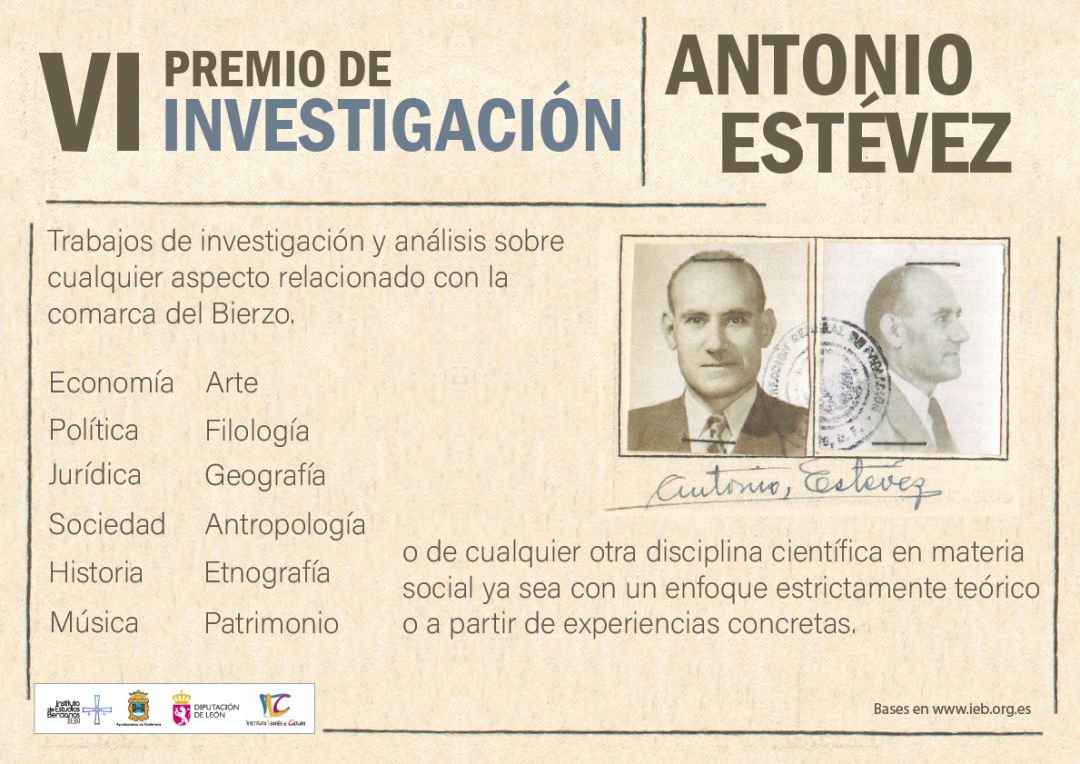 Premio Investigación Antonio Estévez Premio Investigación Antonio Estévez
