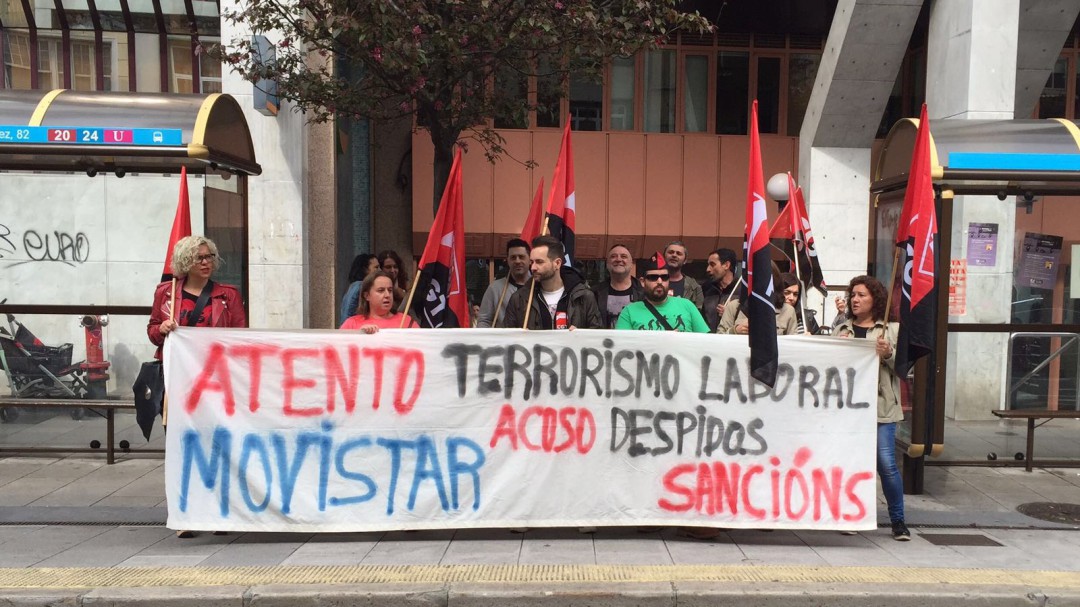 La CGT acusa a Atento de delito contra la salud de sus trabajadoras