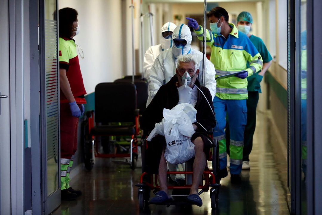 Los servicios de urgencias hoy jueves en el hospital Infanta Leonor, en Madrid, Los servicios de urgencias hoy jueves en el hospital Infanta Leonor, en Madrid,