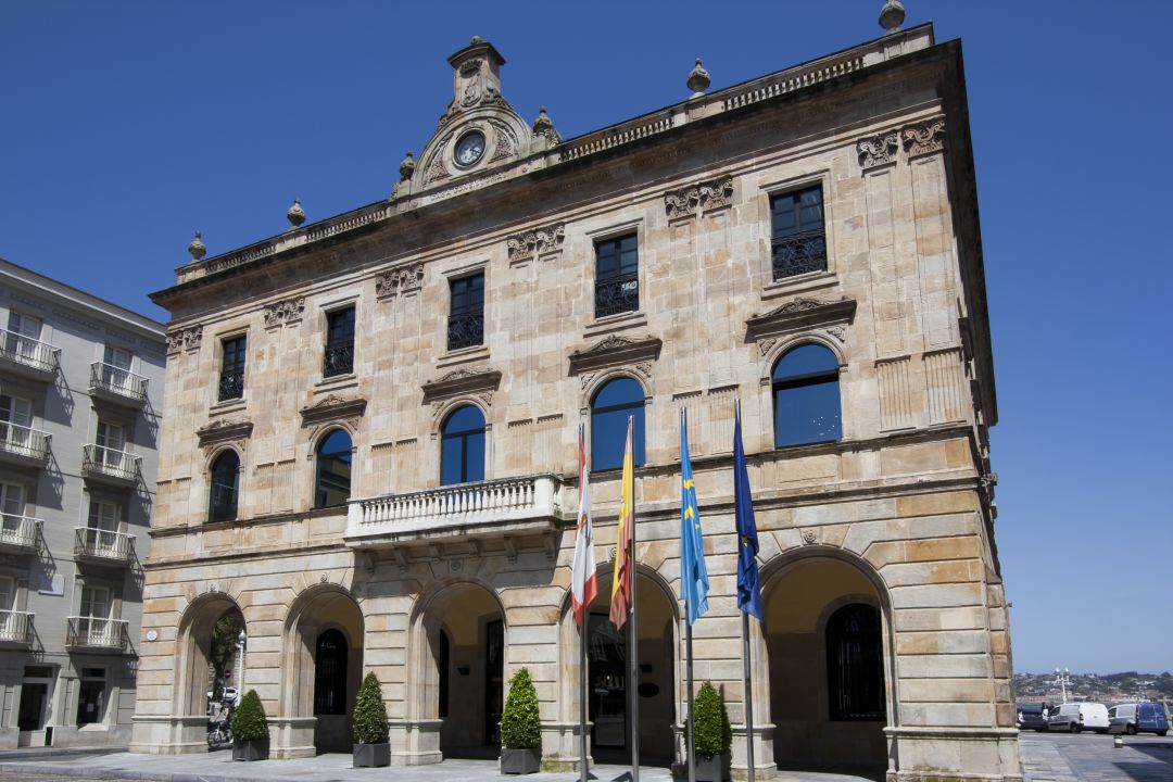 El ayuntamiento de Gijón. El ayuntamiento de Gijón.
