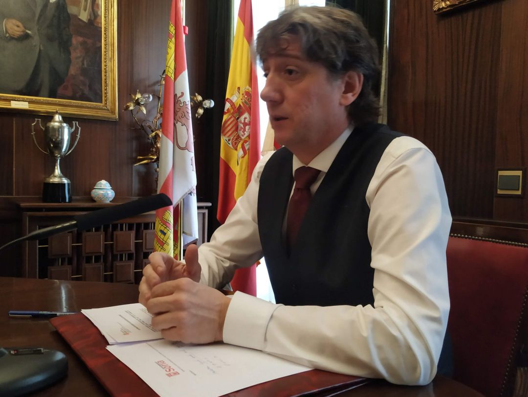 El alcalde de Soria, Carlos Martínez. El alcalde de Soria, Carlos Martínez.