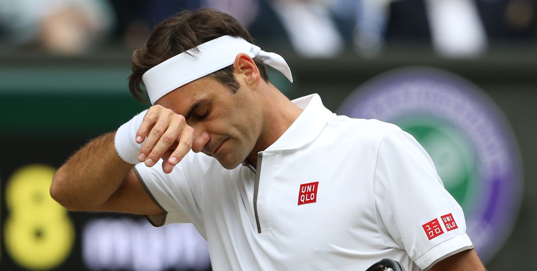 Roger Federer, durante la apasionante final de Wimbledon del año pasado ante Novak Djokovic Roger Federer, durante la apasionante final de Wimbledon del año pasado ante Novak Djokovic