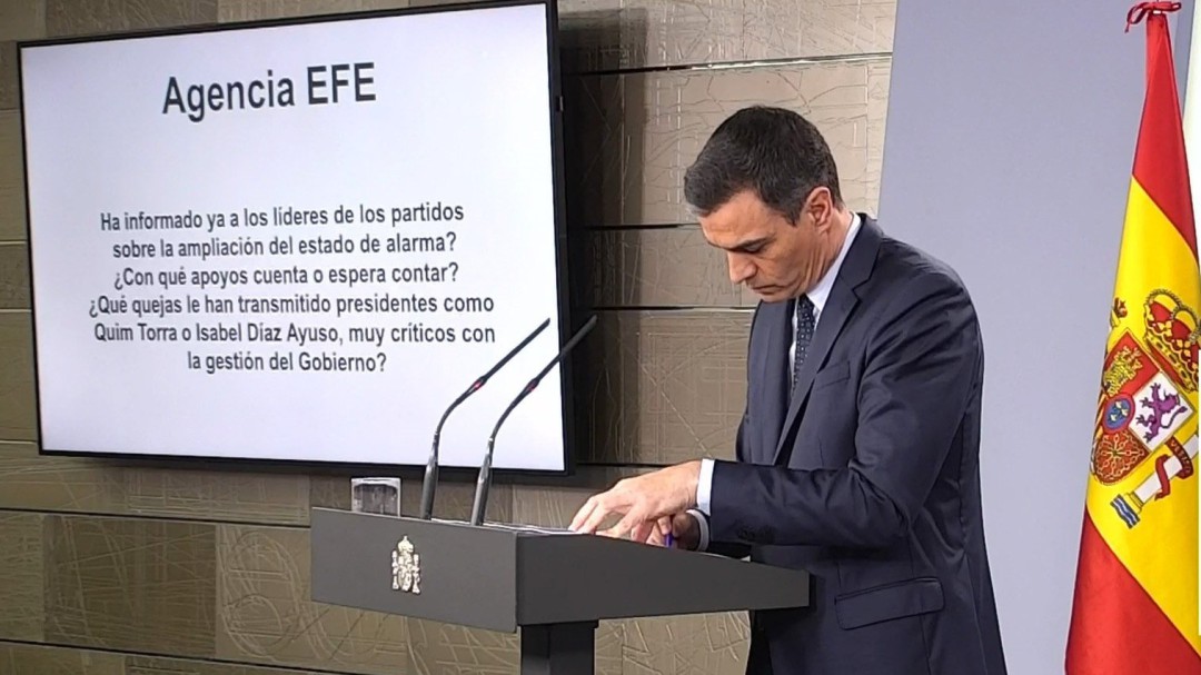 El Gobierno se abre a un sistema alternativo para las ruedas de prensa en La Moncloa