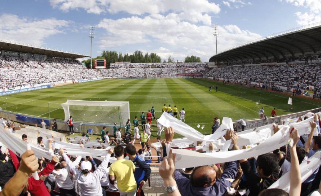 Afición del Albacete en el Carlos Belmonte Afición del Albacete en el Carlos Belmonte