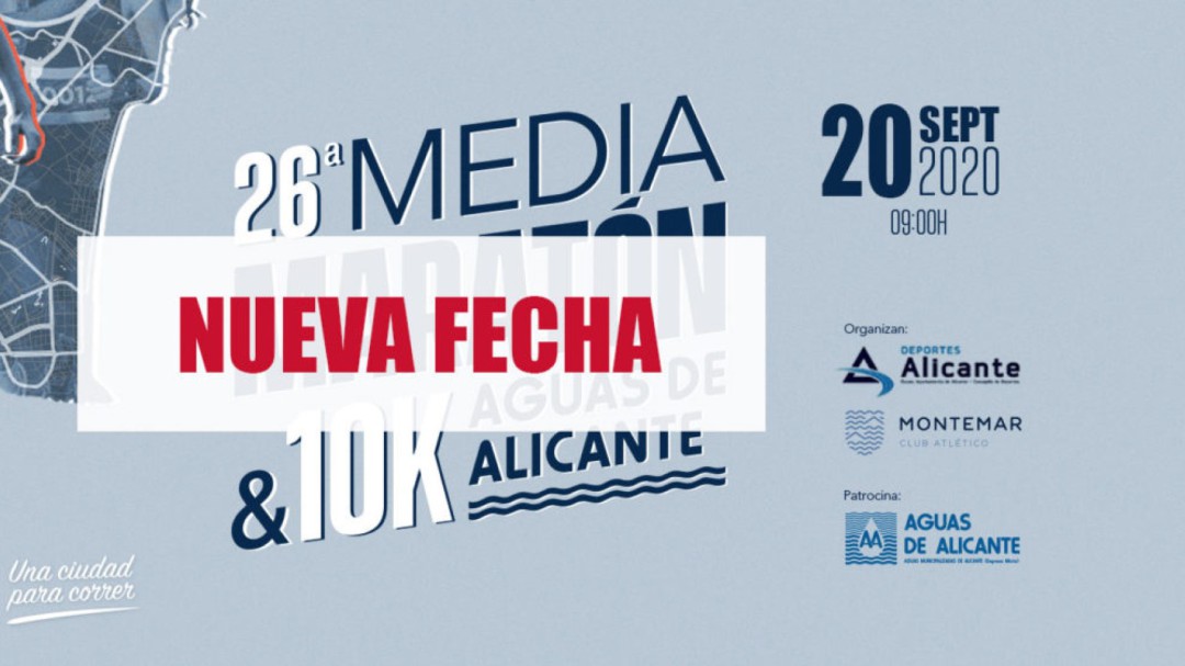 La Media Maratón de Alicante se celebrará el 20 de septiembre