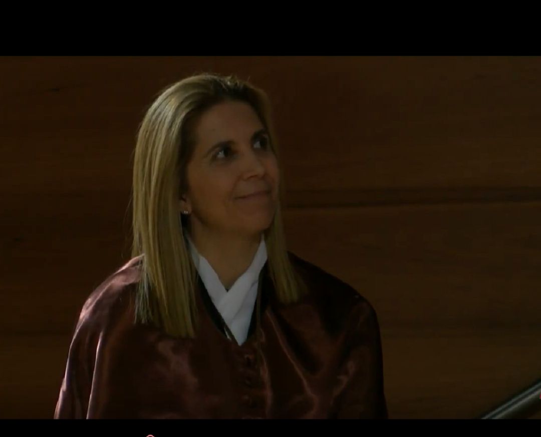 Nuria Oliver cuando fue nombrada Doctora Honoris causa por la UMH Nuria Oliver cuando fue nombrada Doctora Honoris causa por la UMH