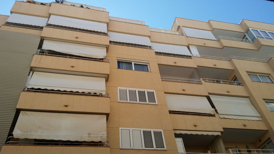Imagen de un edificio residencial en Ibiza. Imagen de un edificio residencial en Ibiza.