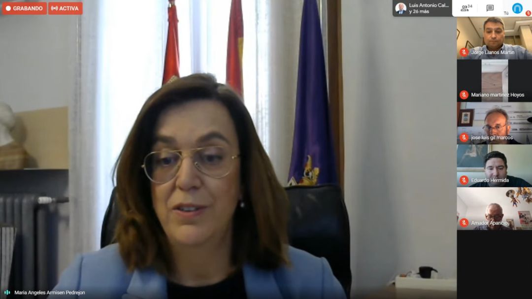 El Pleno extraordinario se ha llevado a cabo telemáticamente El Pleno extraordinario se ha llevado a cabo telemáticamente
