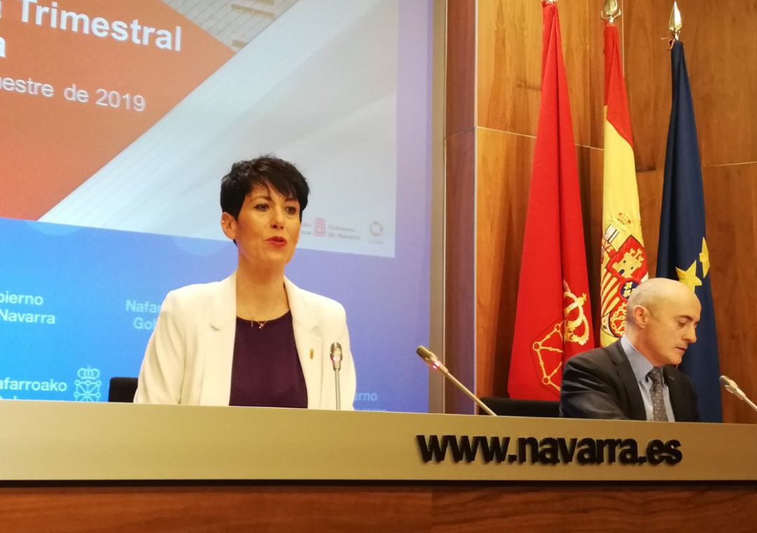 La consejera de Economía y Hacienda, Elma Saiz La consejera de Economía y Hacienda, Elma Saiz