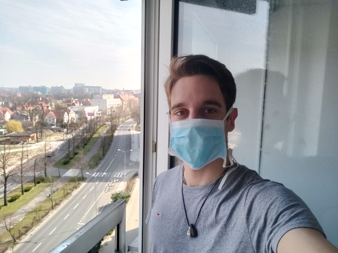El joven Erasmus de la UMA confinado en la ciudad polaca de Poznan con coronavirus El joven Erasmus de la UMA confinado en la ciudad polaca de Poznan con coronavirus
