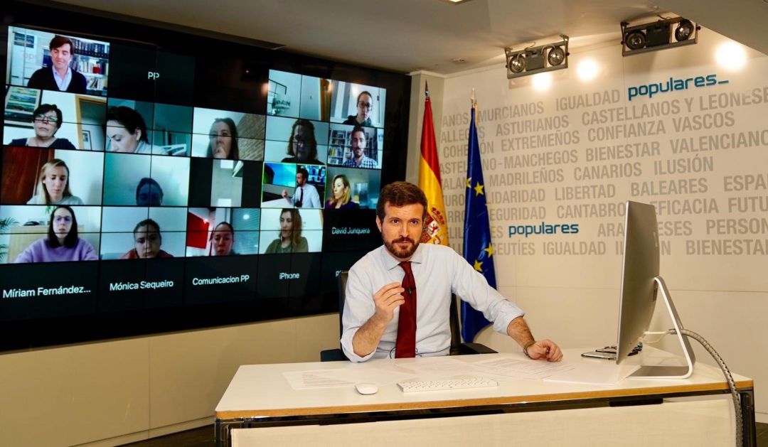 El líder del PP, Pablo Casado El líder del PP, Pablo Casado
