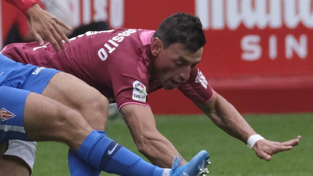 Nico Gorosito, durante un partido con el Albacete Nico Gorosito, durante un partido con el Albacete