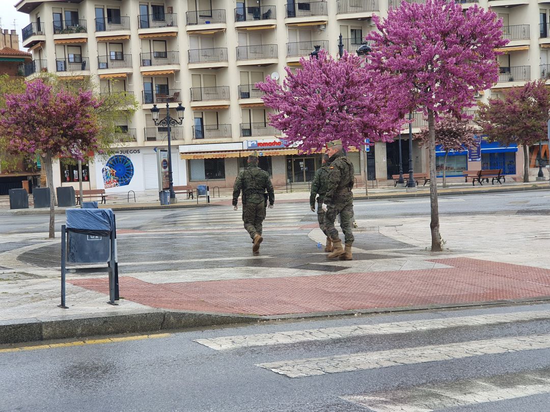 La Legión patrulla calles de Guadix La Legión patrulla calles de Guadix