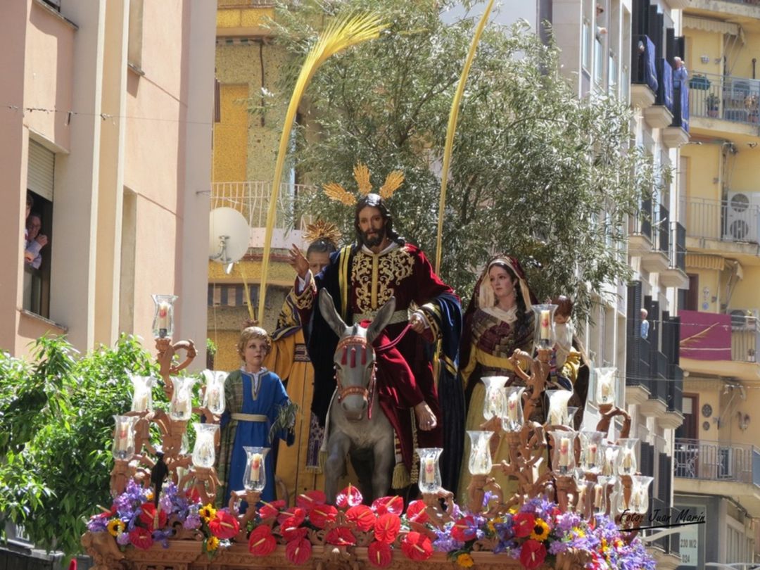 Imagen de Ntro. Señor Jesucristo en su Entrada Triunfal en Jerusalén de Linares Imagen de Ntro. Señor Jesucristo en su Entrada Triunfal en Jerusalén de Linares