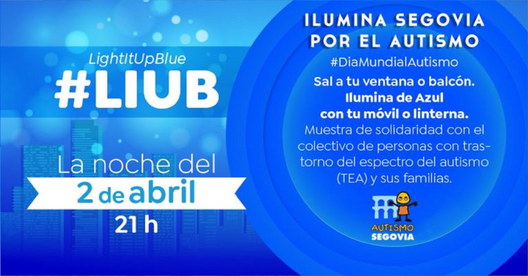 Segovia conmemora el Día Mundial del Autismo Segovia conmemora el Día Mundial del Autismo