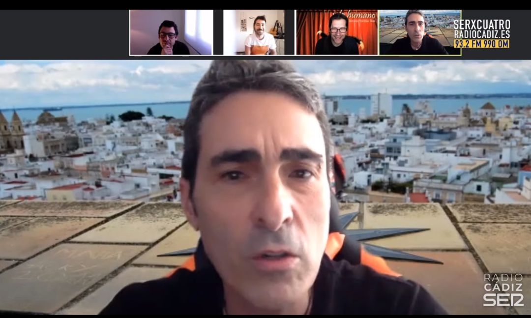Antonio Martínez Ares durante un momento de la videollamada de SERxCuatro Especial Confinados Antonio Martínez Ares durante un momento de la videollamada de SERxCuatro Especial Confinados