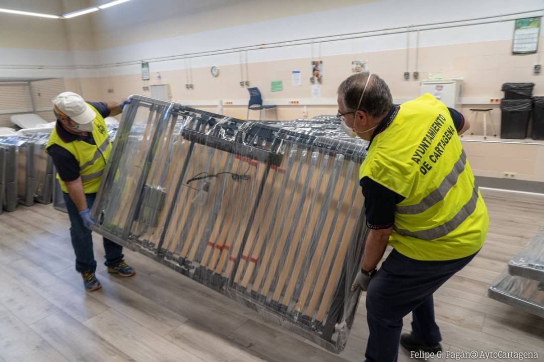 Camas cedidas por un empresario anónimo para el Hospital del Rosell Camas cedidas por un empresario anónimo para el Hospital del Rosell