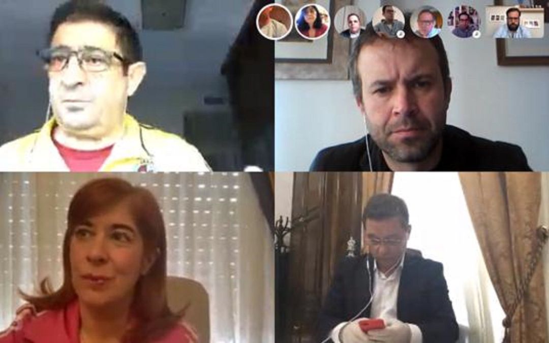 Reunión telemática del PSOE con secretarios generales de localidades mayores de 20.000 habitantes en la provincia de Jaén Reunión telemática del PSOE con secretarios generales de localidades mayores de 20.000 habitantes en la provincia de Jaén