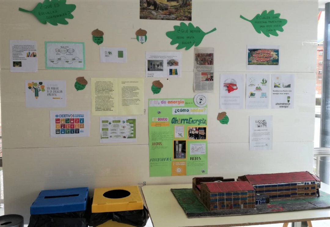 Ejemplo del trabajo desarrollado en un centro de Guardo incluido en la red de Escuelas para la sostenibilidad Ejemplo del trabajo desarrollado en un centro de Guardo incluido en la red de Escuelas para la sostenibilidad