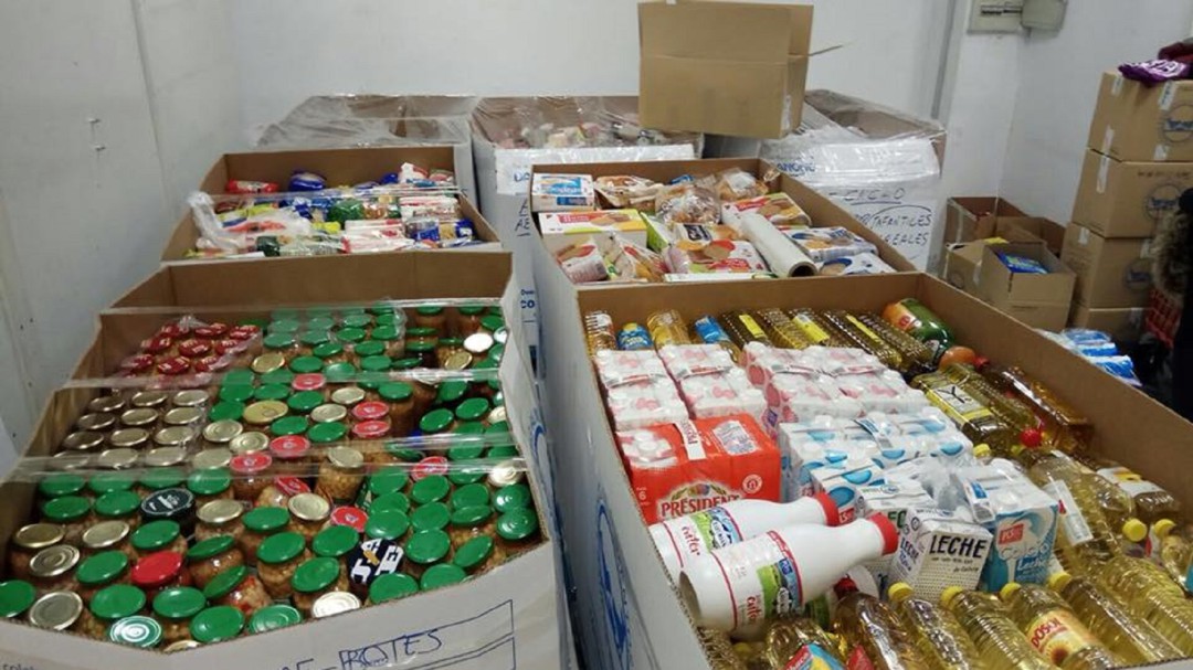El Banco de Alimentos apenas tiene reservas para un mes