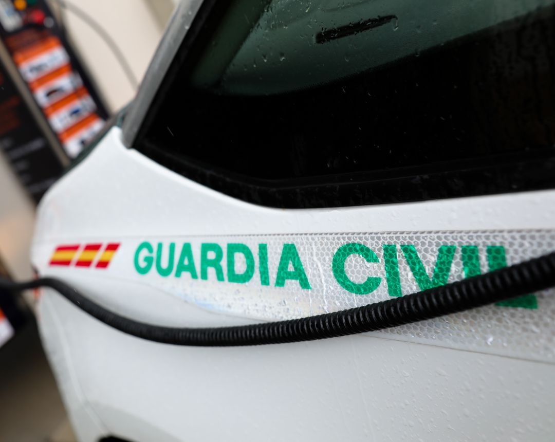 Un coche de la Guardia Civil. Un coche de la Guardia Civil.