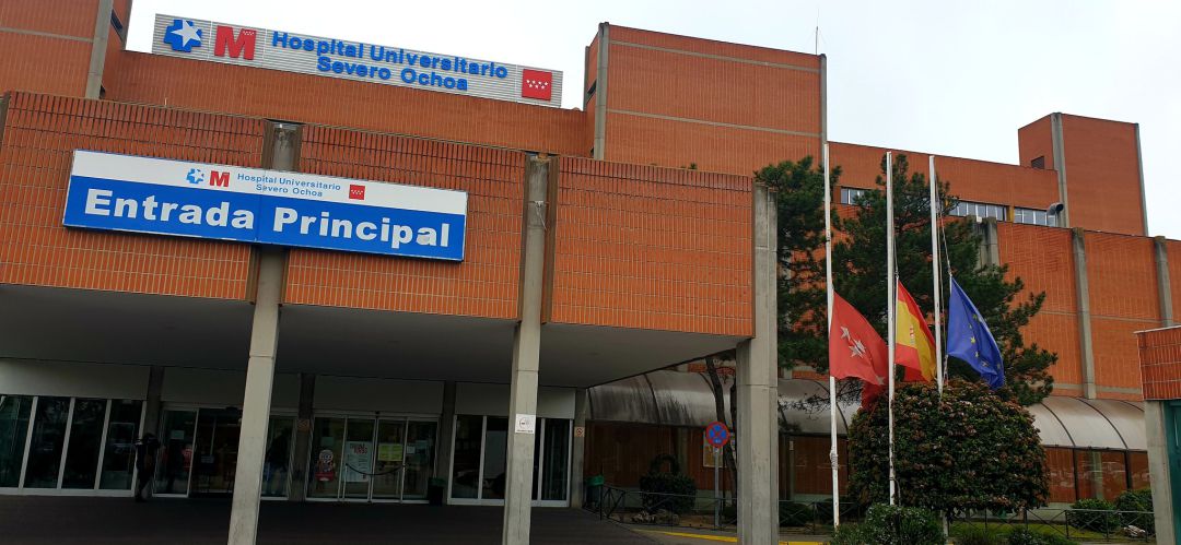 Entrada principal del Hospital Severo Ochoa de Leganés Entrada principal del Hospital Severo Ochoa de Leganés