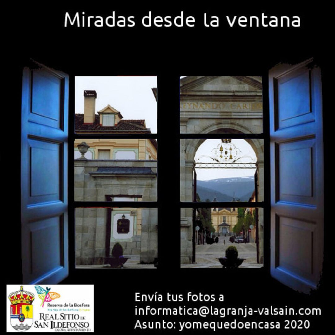 " Miradas desde la ventana " en el Real Sitio de San Ildefonso " Miradas desde la ventana " en el Real Sitio de San Ildefonso
