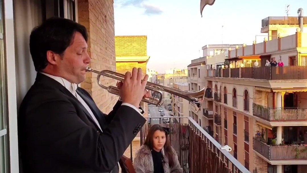 Los músicos confinados siguen ensayando