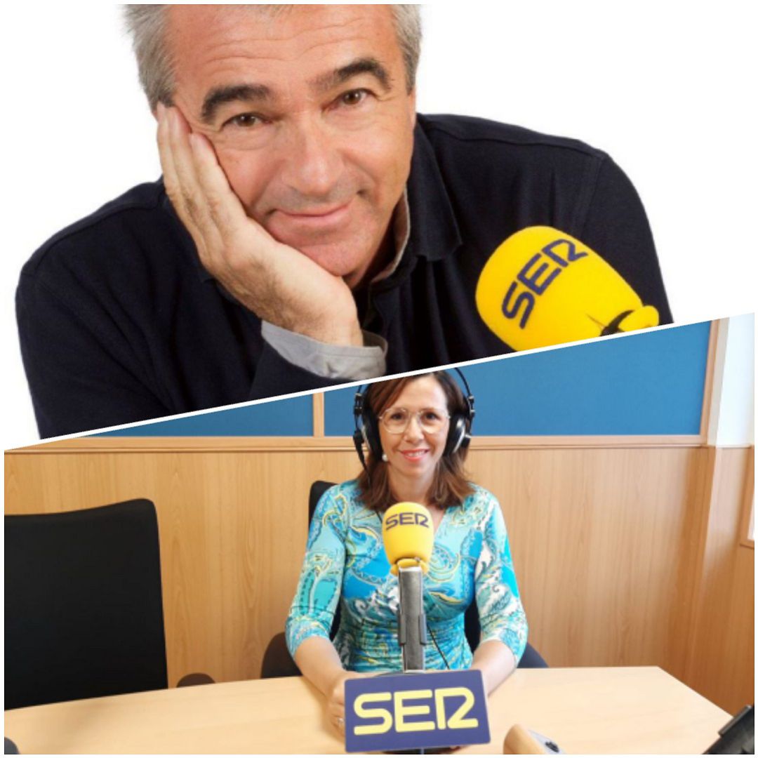 Carles Francino, director y presentador de La Ventana y Ana Belén Castejón, alcaldesa de Cartagena. Carles Francino, director y presentador de La Ventana y Ana Belén Castejón, alcaldesa de Cartagena.