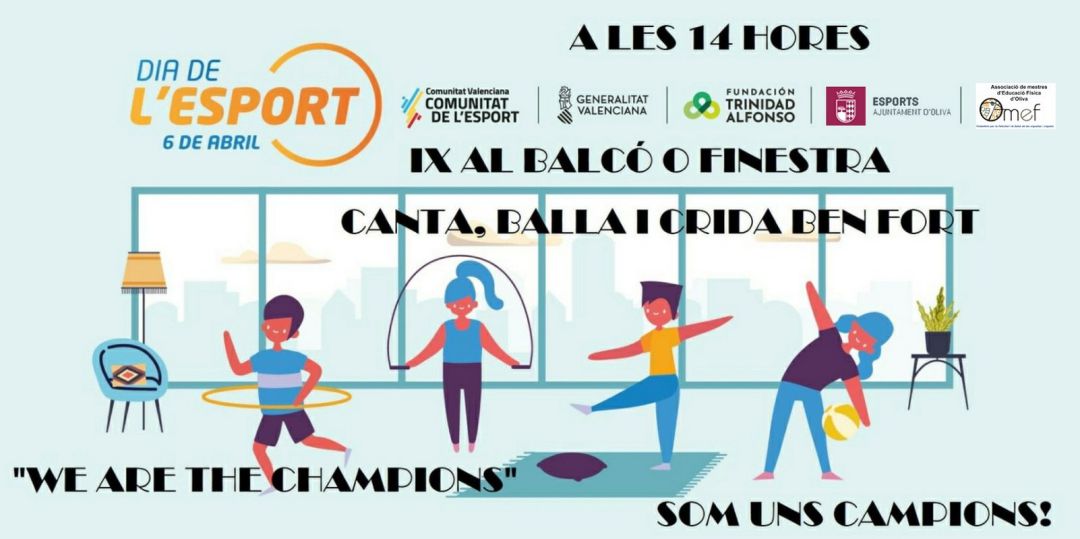 Cartel de la iniciativa por el #Diadelesport Cartel de la iniciativa por el #Diadelesport