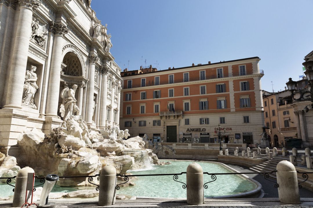 Imagen de la Fontana di Trevi en Roma Imagen de la Fontana di Trevi en Roma