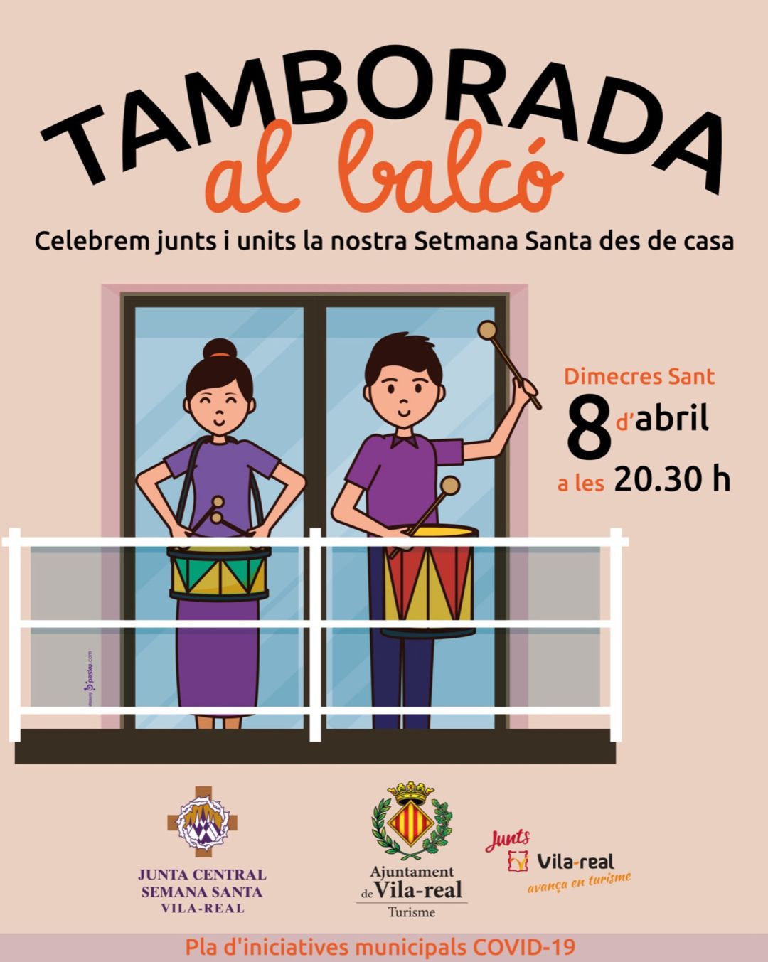 Cartel tamborada en Vila-real Cartel tamborada en Vila-real