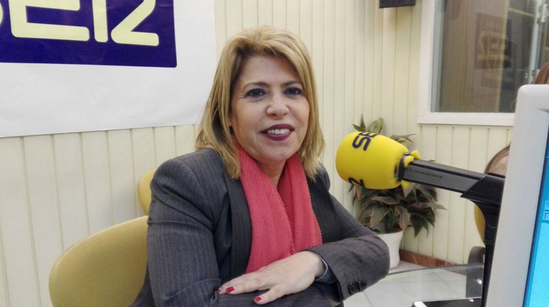 Mamen Sánchez, alcaldesa de Jerez, durante una entrevista en Radio Jerez Mamen Sánchez, alcaldesa de Jerez, durante una entrevista en Radio Jerez