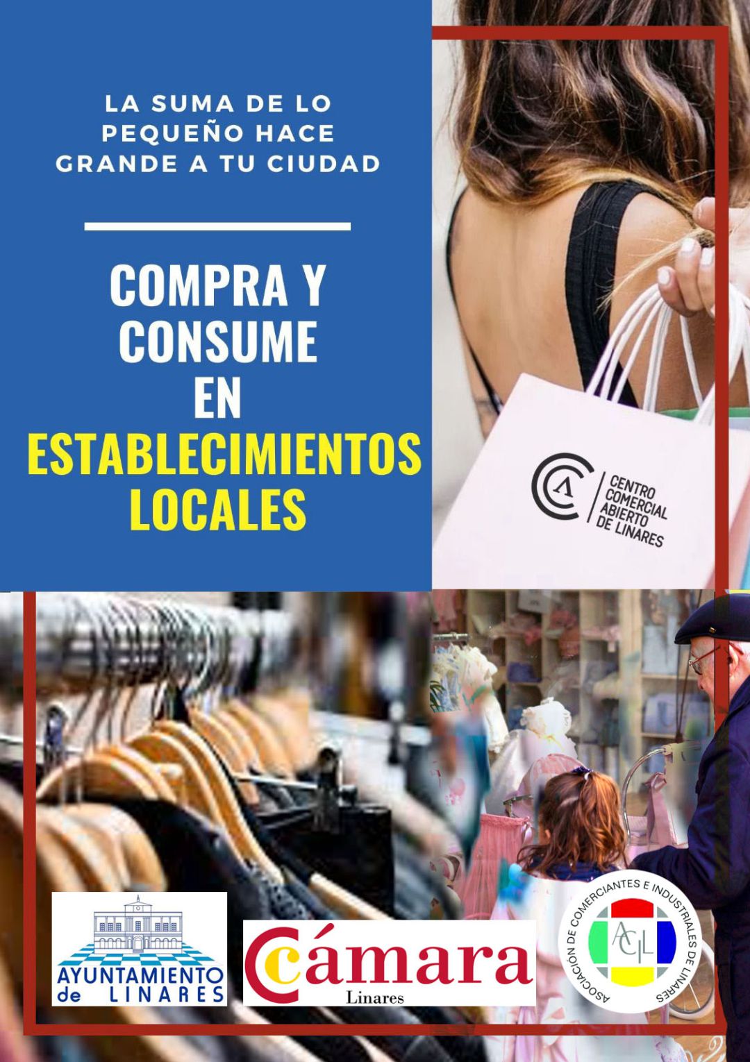 Cartel de la campaña de apoyo a establecimientos locales de ACIL. Cartel de la campaña de apoyo a establecimientos locales de ACIL.