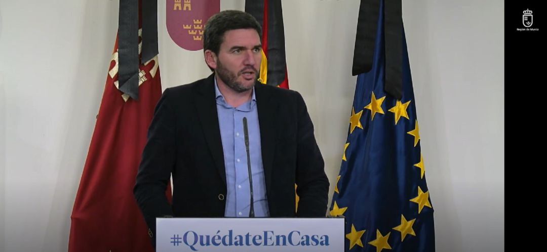 Antonio Luengo durante la rueda de prensa de este martes tras la reunión mantenida con las organizaciones agrarias Antonio Luengo durante la rueda de prensa de este martes tras la reunión mantenida con las organizaciones agrarias