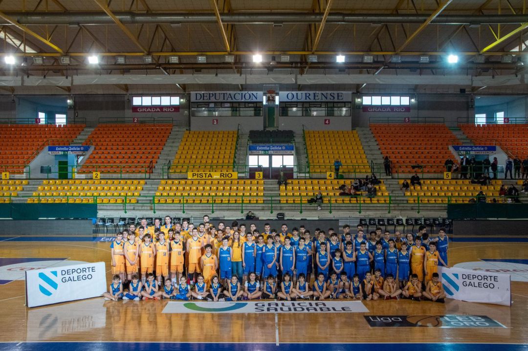 La cantera del Club Ourense Baloncesto reciben en sus casas los entrenamientos y tareas semanales La cantera del Club Ourense Baloncesto reciben en sus casas los entrenamientos y tareas semanales