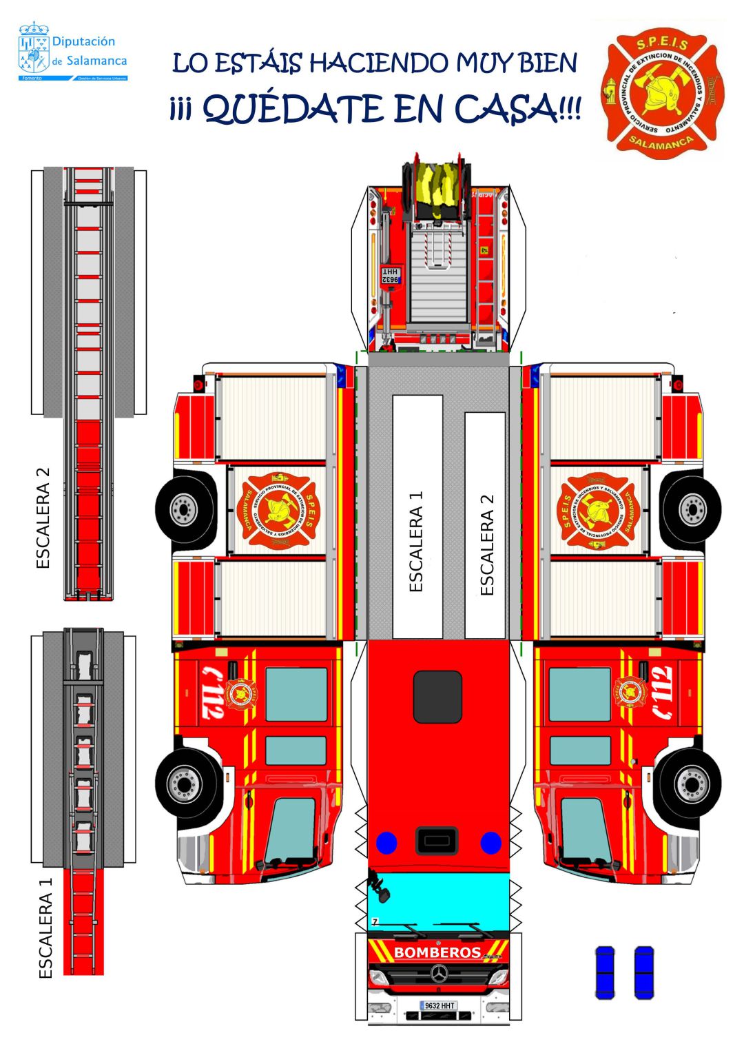 Maqueta de camión de bomberos Maqueta de camión de bomberos