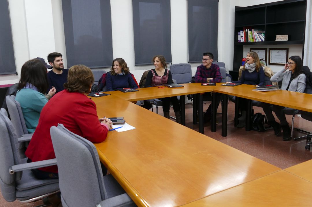 Despedida en el mes de enero a los alumnos de las becas ERAMUS+ de Móstoles Despedida en el mes de enero a los alumnos de las becas ERAMUS+ de Móstoles