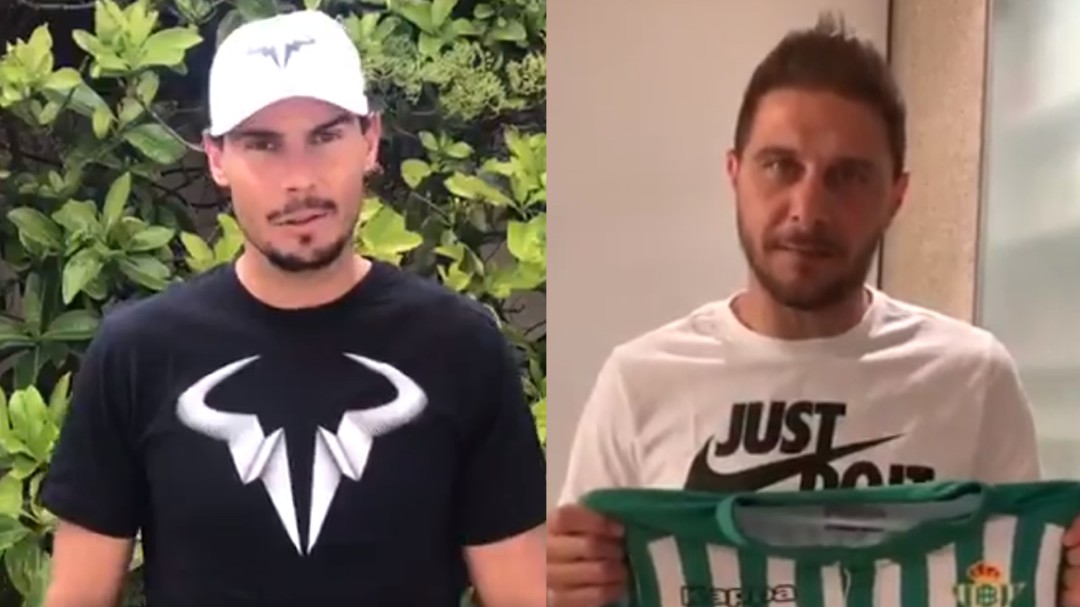Nadal y Joaquín se suman a la subasta solidaria para ayudar a Cruz Roja