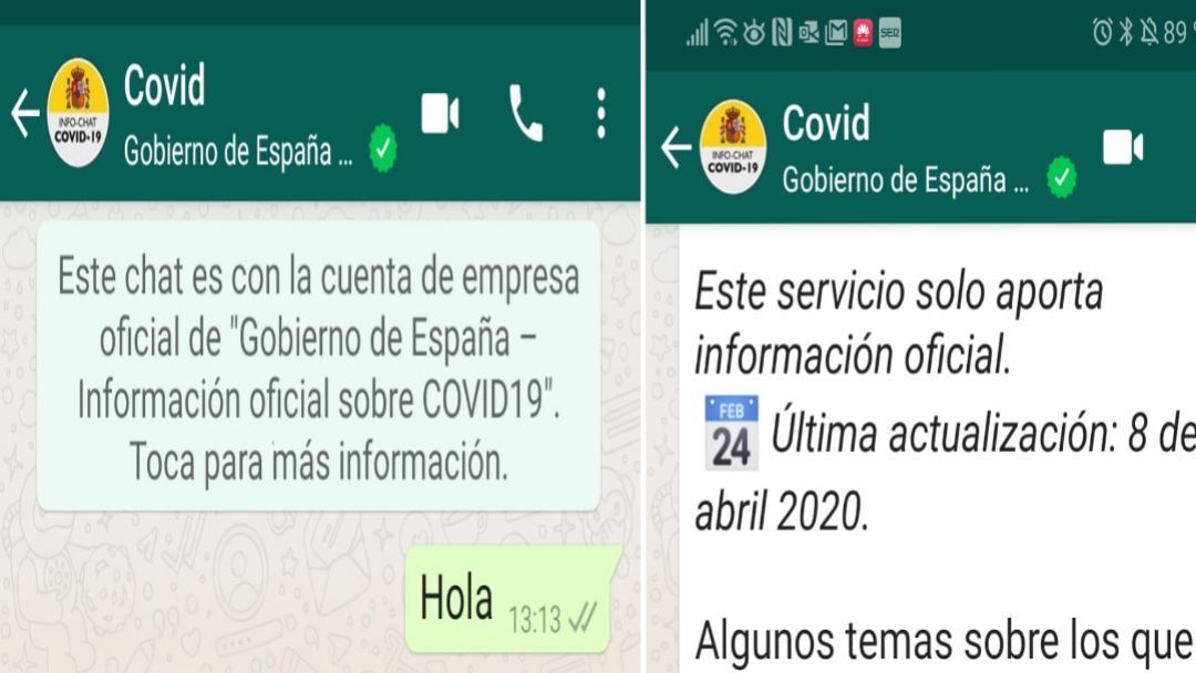 El Gobierno ha puesto en marcha un sistema de comunicación vía WhatsApp para informar sobre el coronavirus. El Gobierno ha puesto en marcha un sistema de comunicación vía WhatsApp para informar sobre el coronavirus.