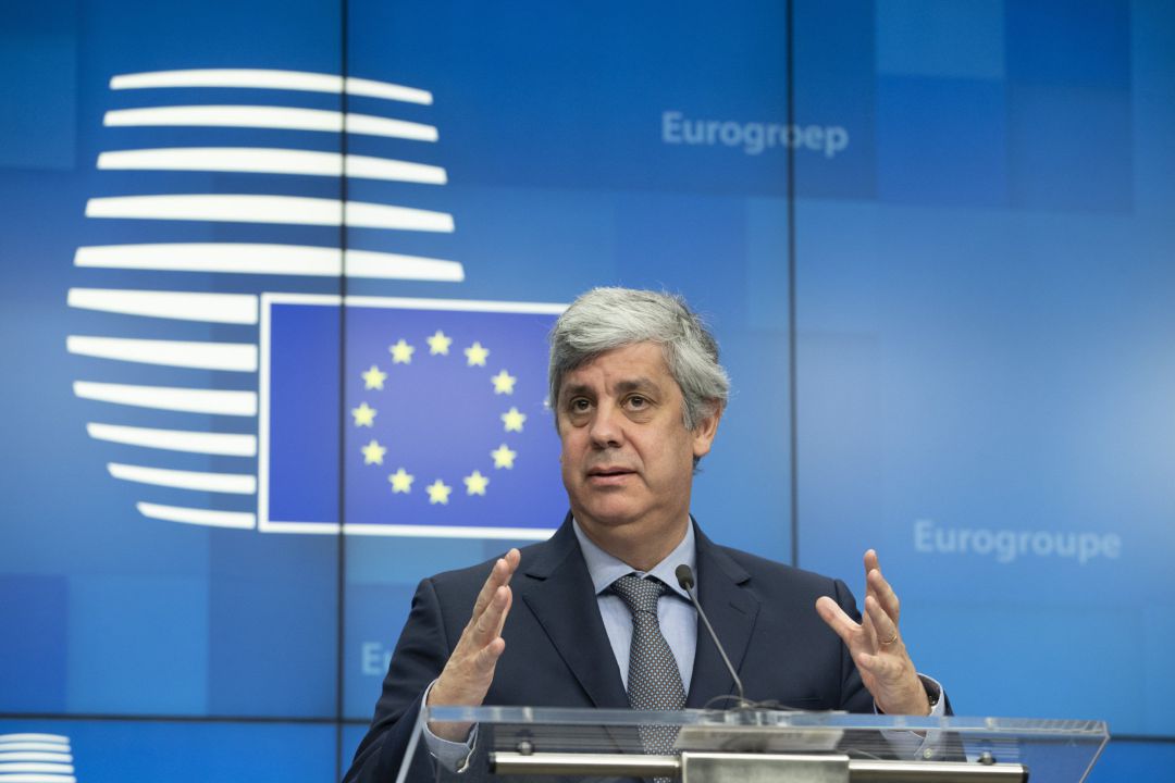 El presidente del Eurogrupo, Mario Centeno. El presidente del Eurogrupo, Mario Centeno.