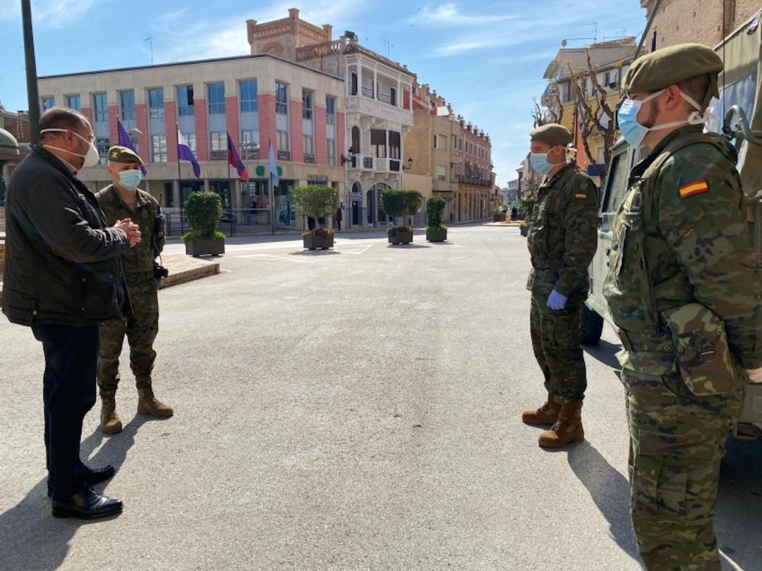 El Ejército refuerza los controles durante estos días en Totana El Ejército refuerza los controles durante estos días en Totana