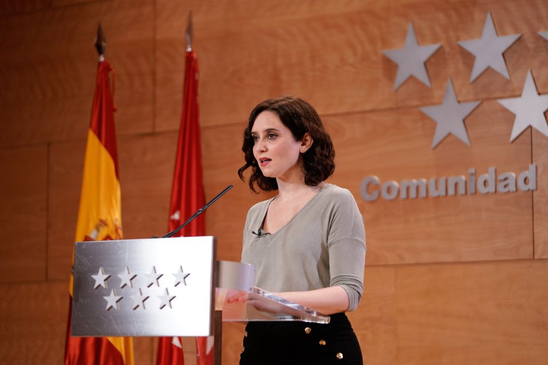 Imagen de recurso de la presidenta de la Comunidad de Madrid, Isabel Díaz Ayuso. Imagen de recurso de la presidenta de la Comunidad de Madrid, Isabel Díaz Ayuso.