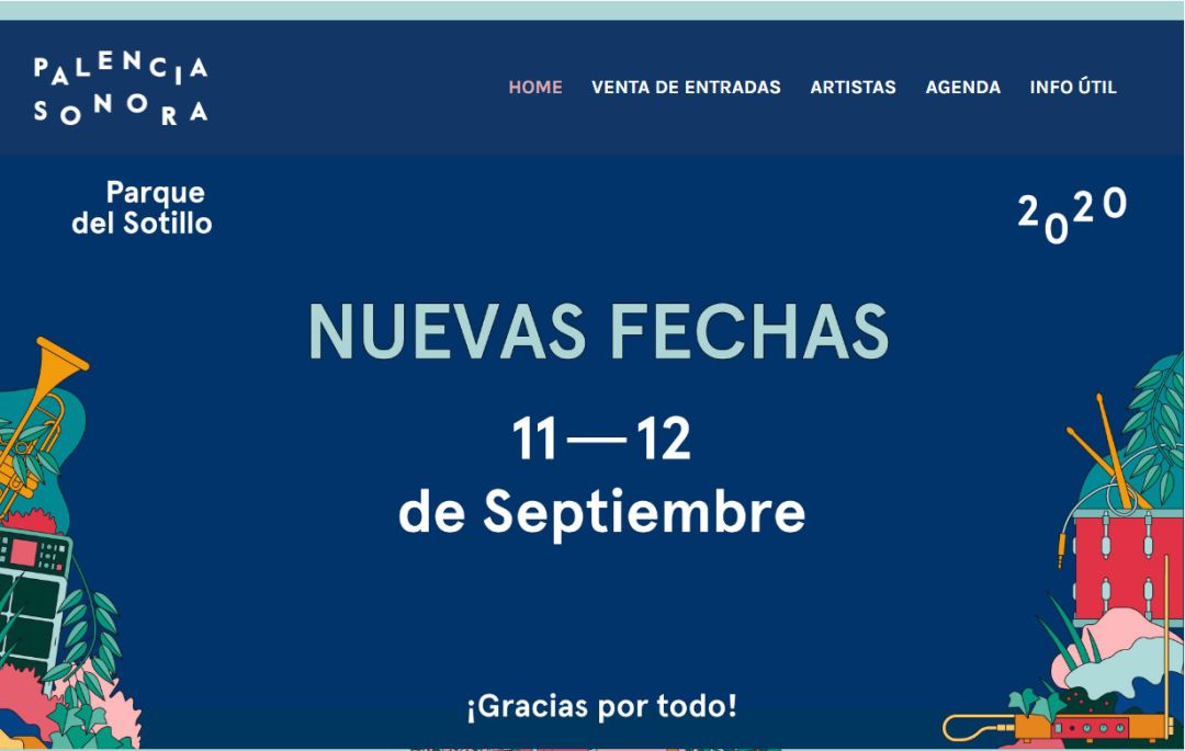Palencia Sonora se aplaza hasta septiembre Palencia Sonora se aplaza hasta septiembre