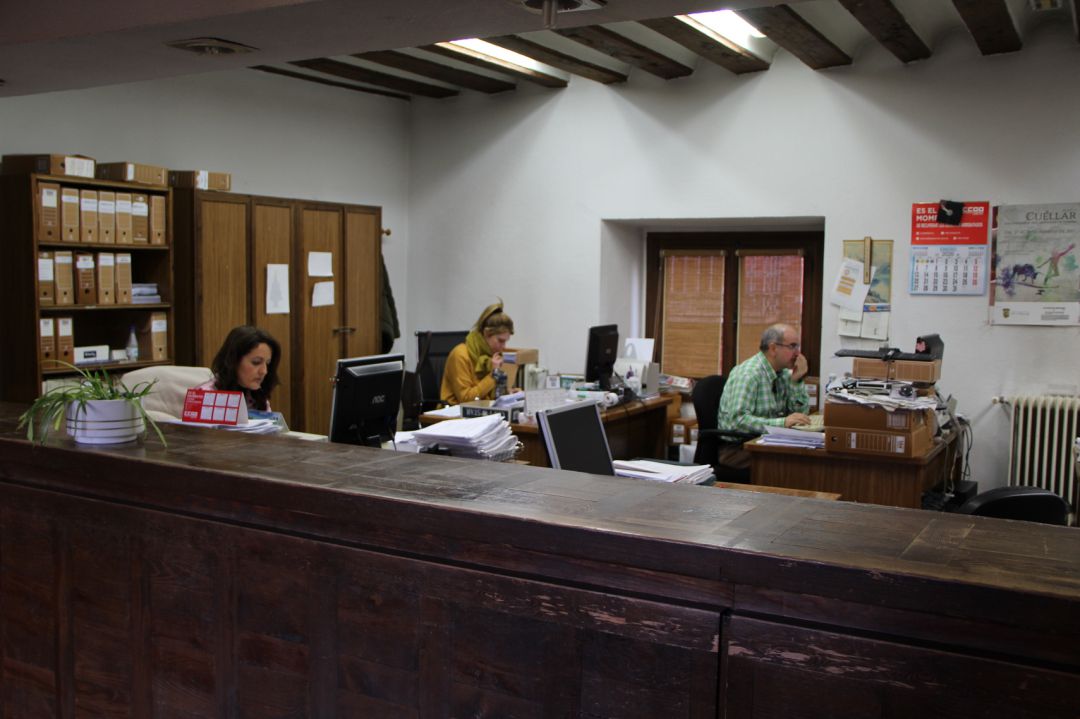 Imagen de archivo de las oficinas municipales del Ayuntamiento de Cuéllar Imagen de archivo de las oficinas municipales del Ayuntamiento de Cuéllar