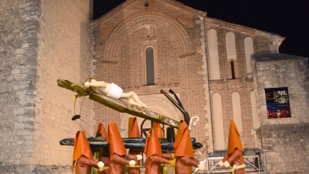 Un corto animado con Playmobil recrea la Semana Santa de Cuéllar